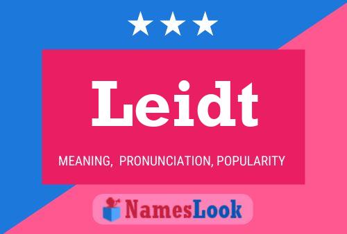 Póster del nombre Leidt