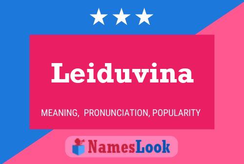 Póster del nombre Leiduvina