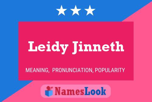 Póster del nombre Leidy Jinneth