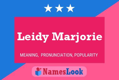 Póster del nombre Leidy Marjorie