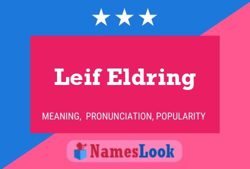 Póster del nombre Leif Eldring