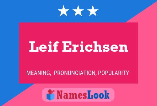 Póster del nombre Leif Erichsen