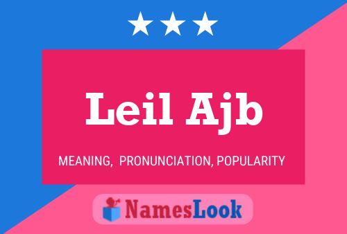 Póster del nombre Leil Ajb