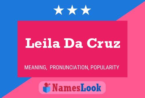 Póster del nombre Leila Da Cruz