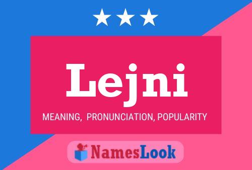 Póster del nombre Lejni