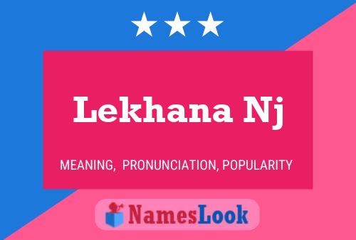 Póster del nombre Lekhana Nj