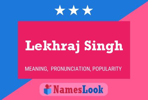 Póster del nombre Lekhraj Singh