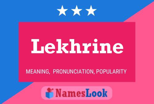 Póster del nombre Lekhrine