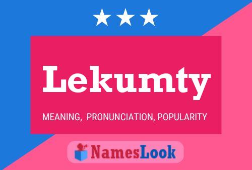 Póster del nombre Lekumty