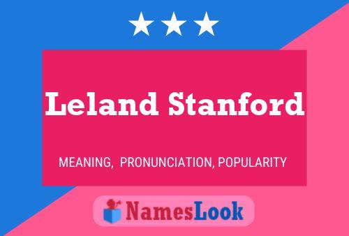 Póster del nombre Leland Stanford