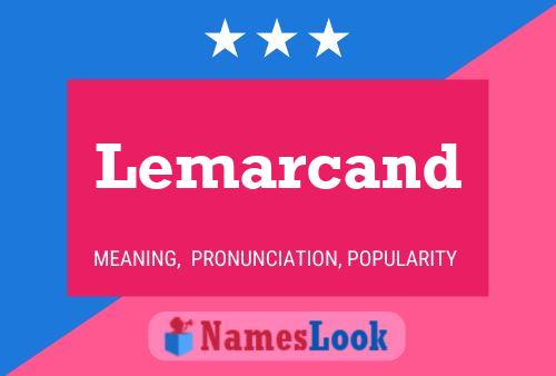 Póster del nombre Lemarcand