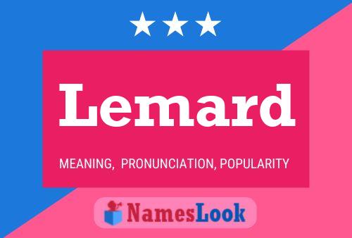 Póster del nombre Lemard