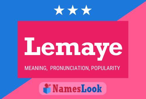 Póster del nombre Lemaye