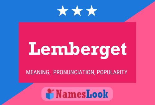 Póster del nombre Lemberget