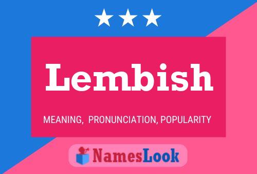 Póster del nombre Lembish