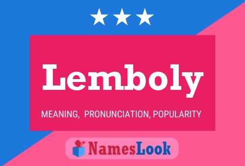 Póster del nombre Lemboly