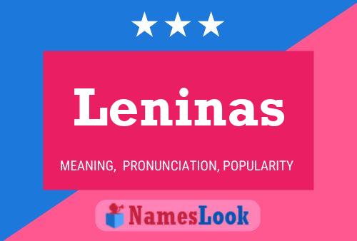 Póster del nombre Leninas