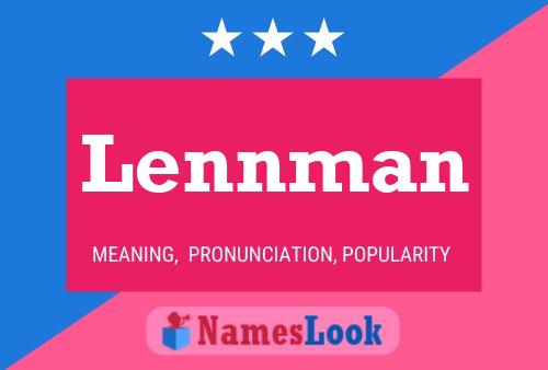 Póster del nombre Lennman