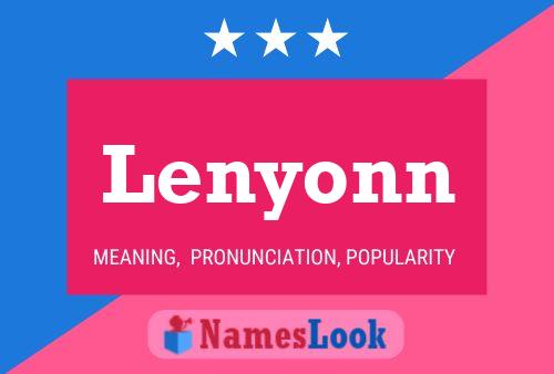 Póster del nombre Lenyonn