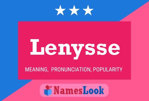 Póster del nombre Lenysse