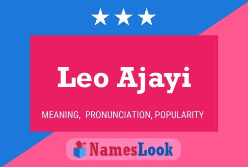 Póster del nombre Leo Ajayi