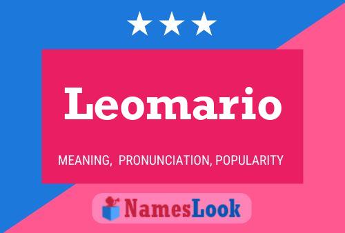 Póster del nombre Leomario