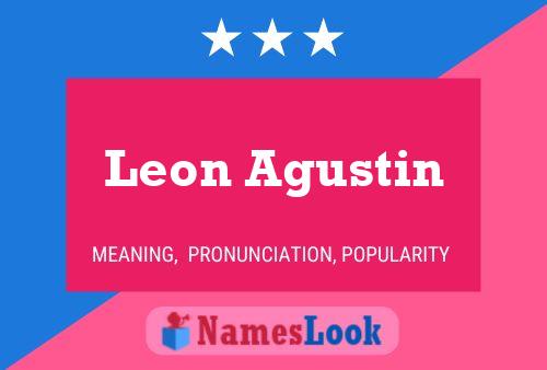 Póster del nombre Leon Agustin