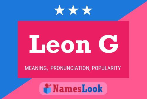 Póster del nombre Leon G