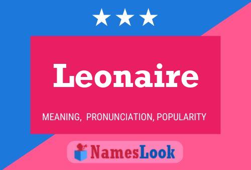 Póster del nombre Leonaire