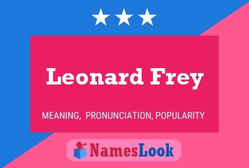 Póster del nombre Leonard Frey