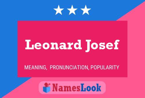 Póster del nombre Leonard Josef