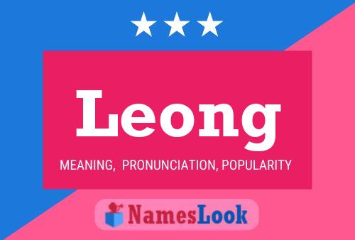 Póster del nombre Leong