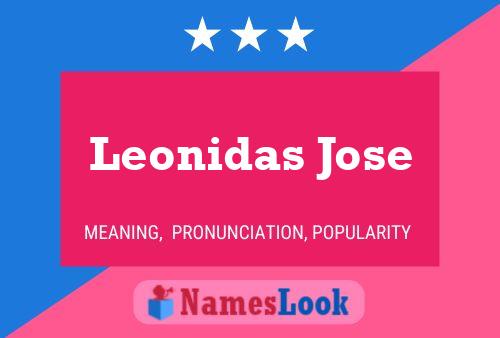 Póster del nombre Leonidas Jose