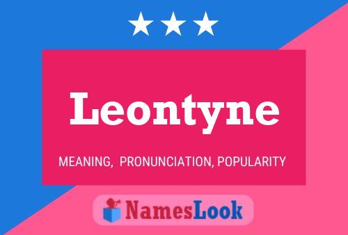 Póster del nombre Leontyne