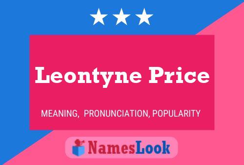 Póster del nombre Leontyne Price