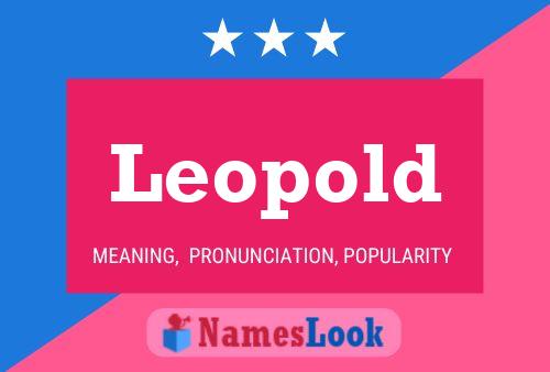 Póster del nombre Leopold