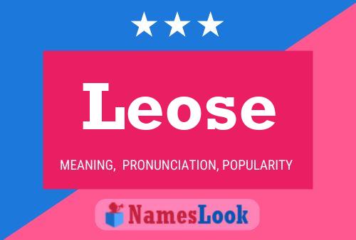 Póster del nombre Leose