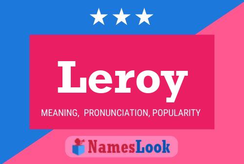 Póster del nombre Leroy