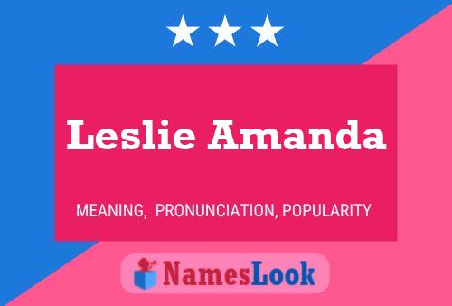 Póster del nombre Leslie Amanda