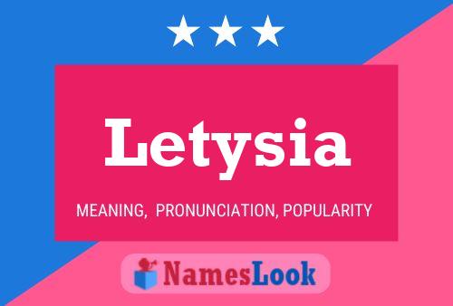 Póster del nombre Letysia