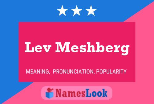 Póster del nombre Lev Meshberg