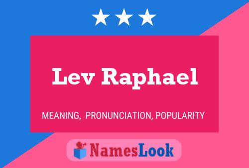 Póster del nombre Lev Raphael