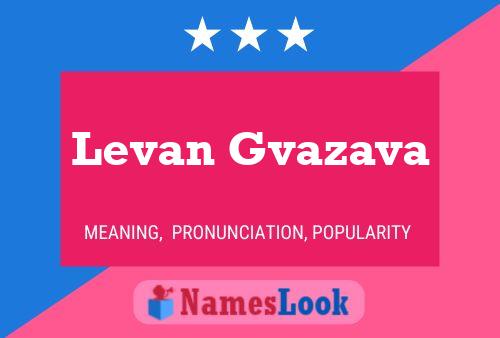 Póster del nombre Levan Gvazava