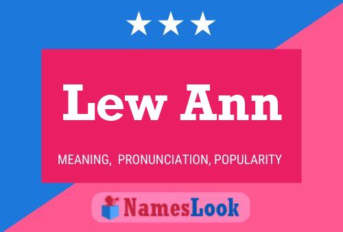 Póster del nombre Lew Ann