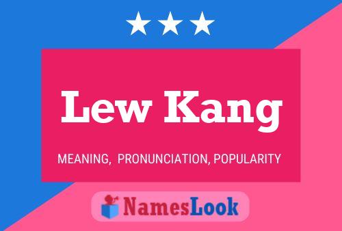 Póster del nombre Lew Kang