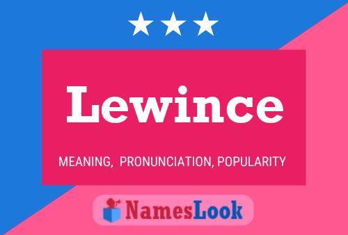 Póster del nombre Lewince