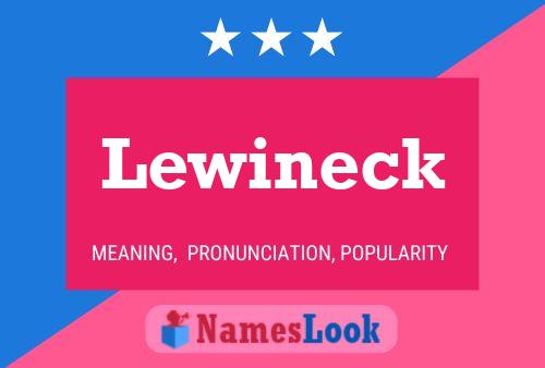 Póster del nombre Lewineck