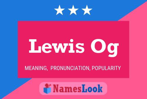 Póster del nombre Lewis Og