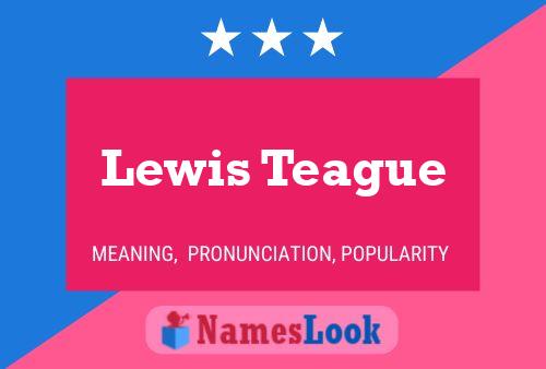 Póster del nombre Lewis Teague