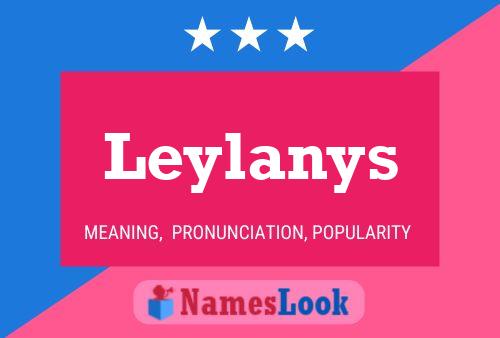 Póster del nombre Leylanys